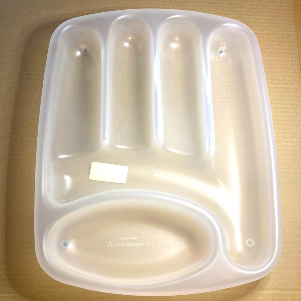MONGARDI Clear Utensil Cutlery Tray Made in Italy